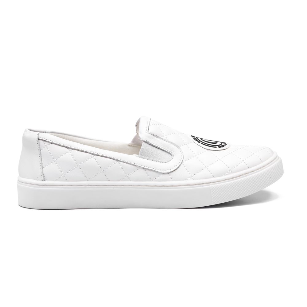 Tênis Slip On Branco Infantil Gats