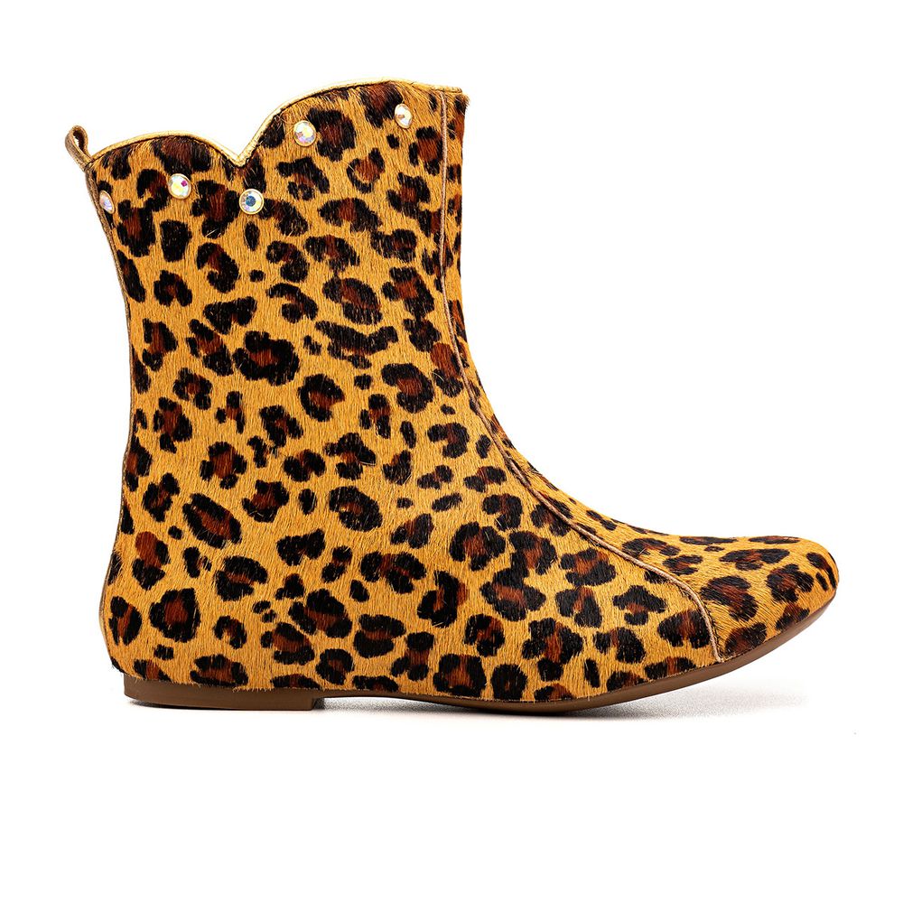 Bota Animal Print Infantil Gats