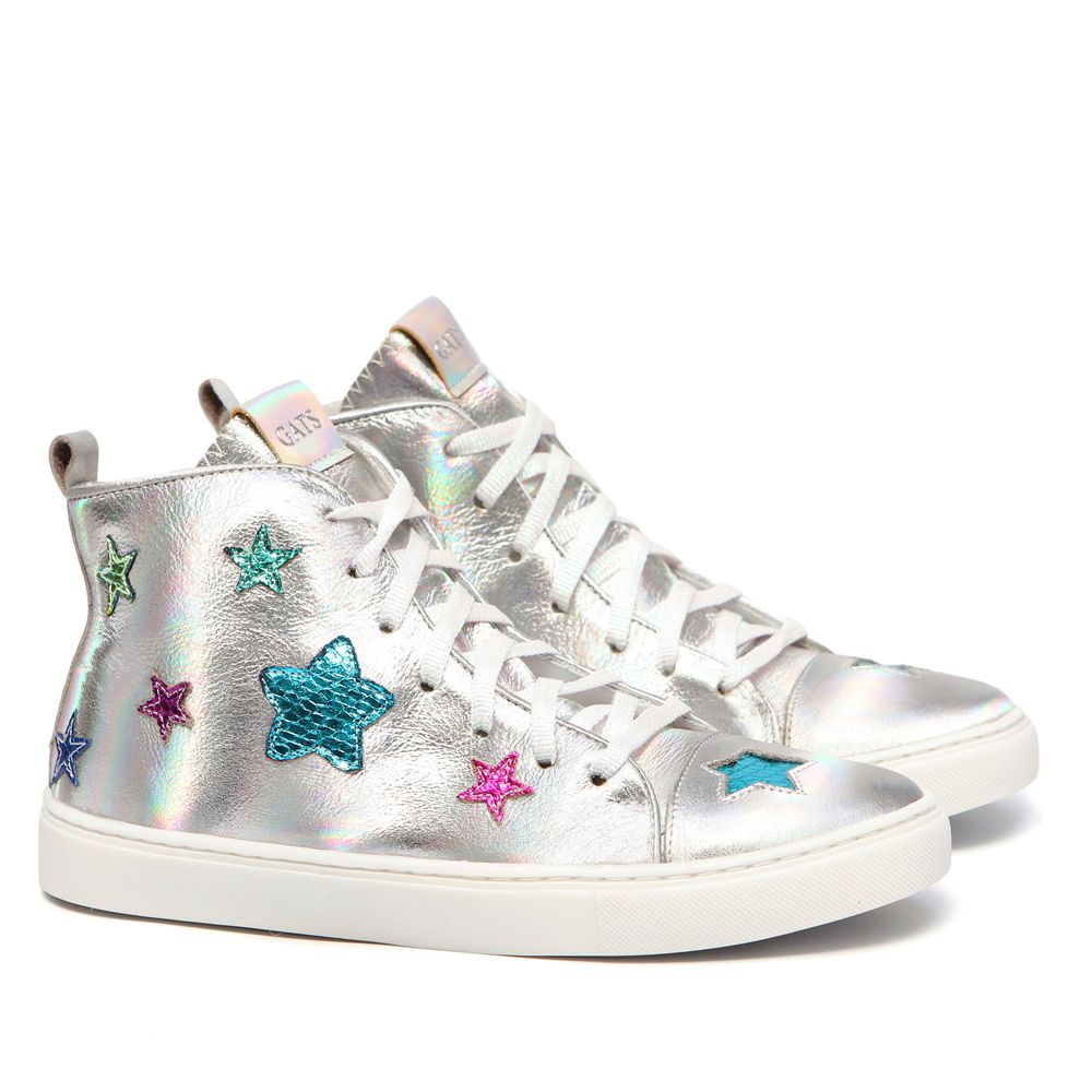 Tênis Space Star Cristal Glow Argento Infantil