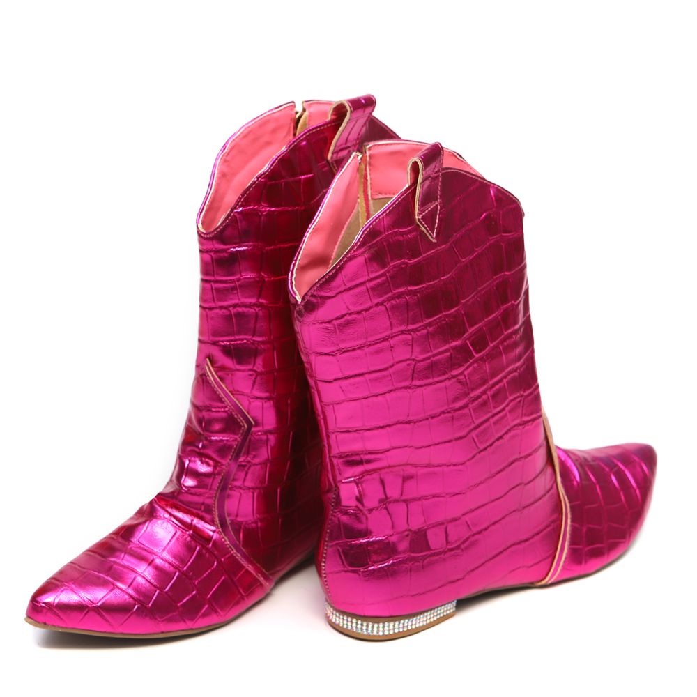 Bota New Western Pink Gats Outlet
