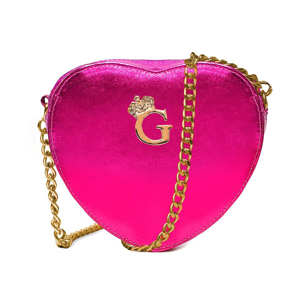 Bolsa Coração Cristal Pink
