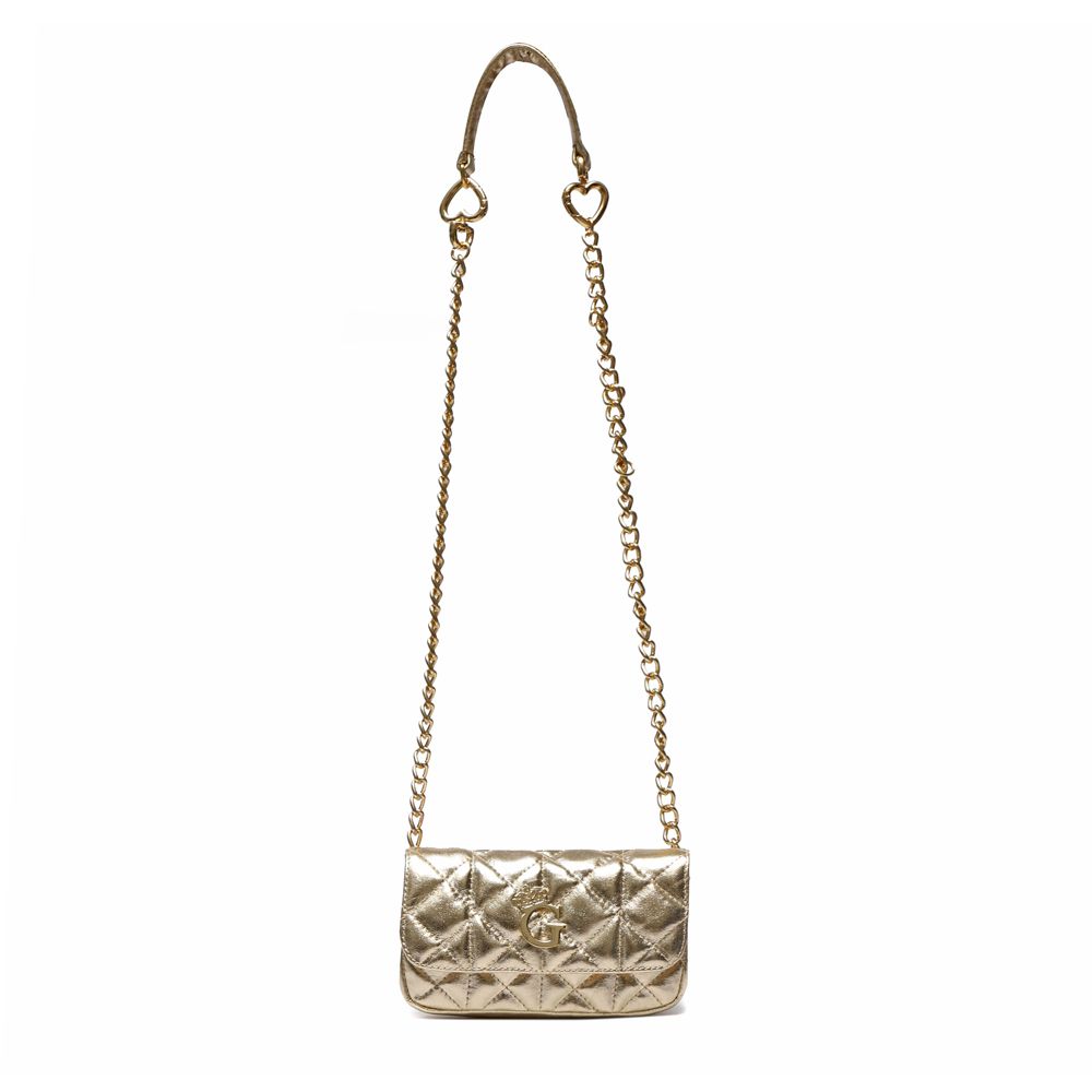 Bolsa Pequena Cristal Ouro Light