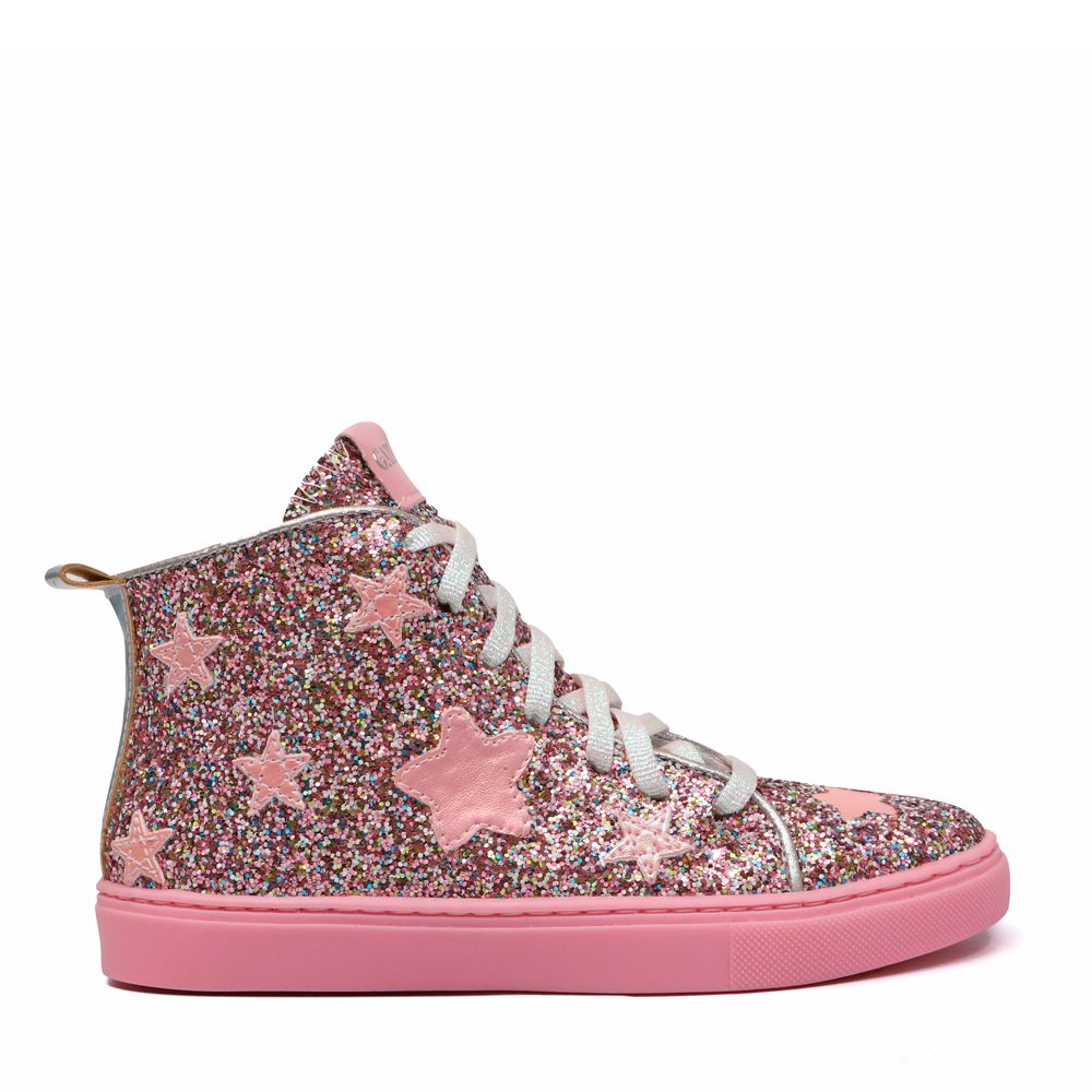 Tênis Space Star Glitter Maxxi Pink