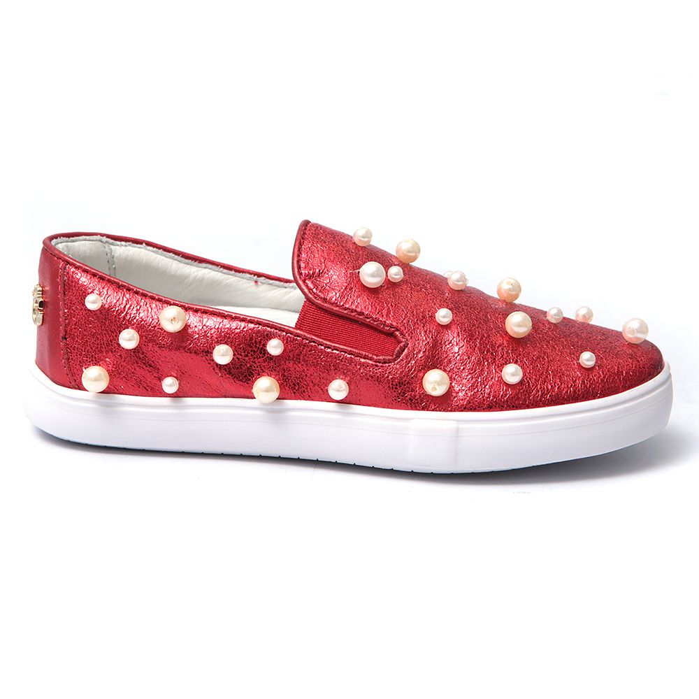 Slip On de Pérolas Feminino Infantil Gats 