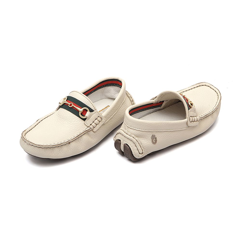 Mocassim Masculino Off White Outlet