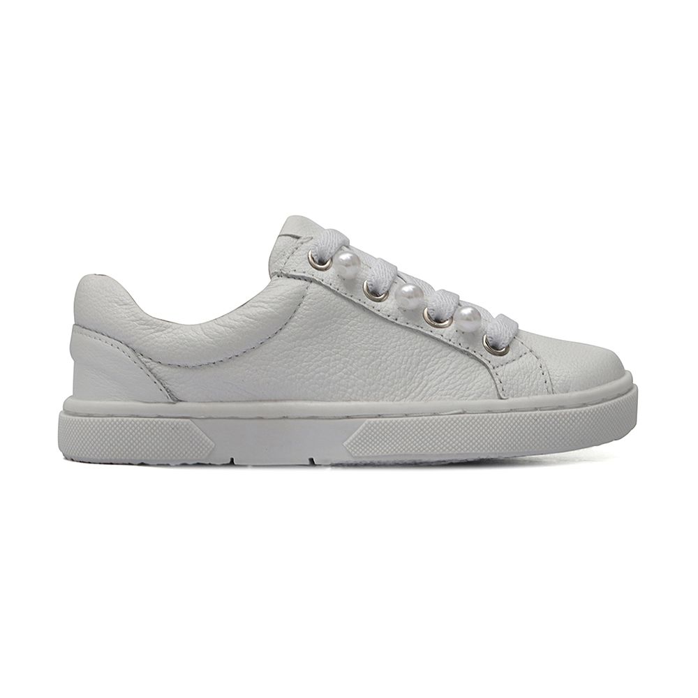 Tênis Sneaker Pérolas Branco