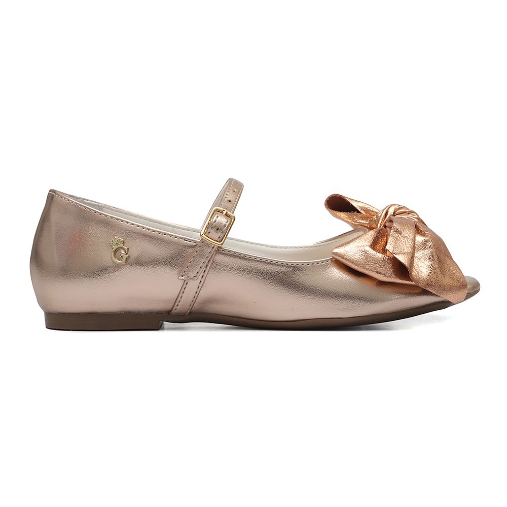 Peep Toe Laço Cobre