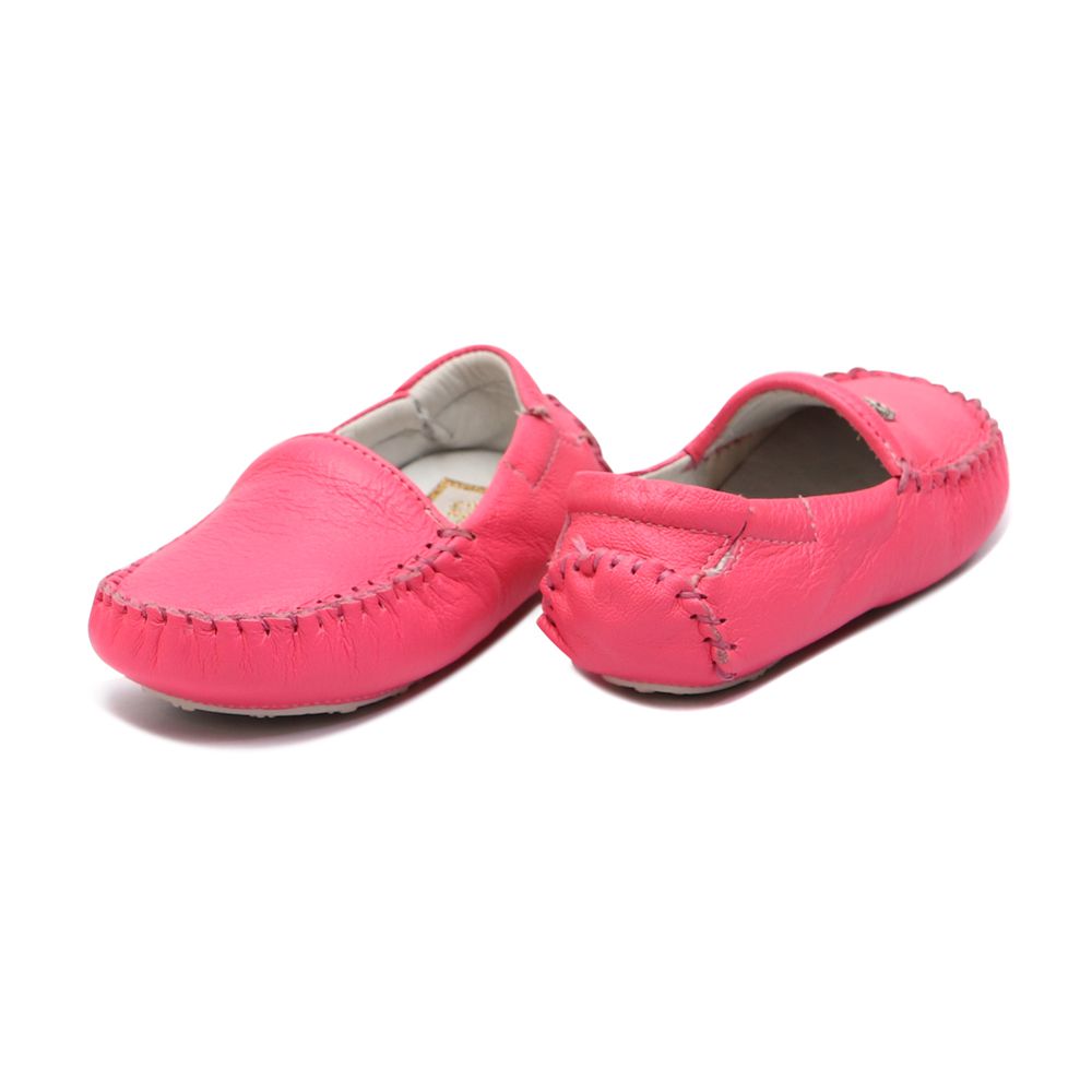 Mocassim Rosa Neon Bebê Gats