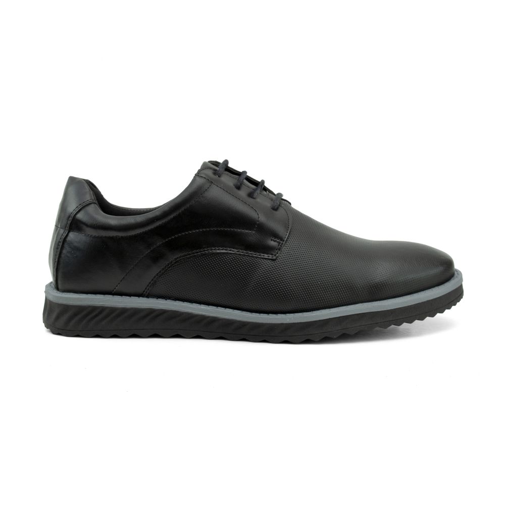 Sapato Masculino Black Casual Oxford Social Elegan... - G-NET