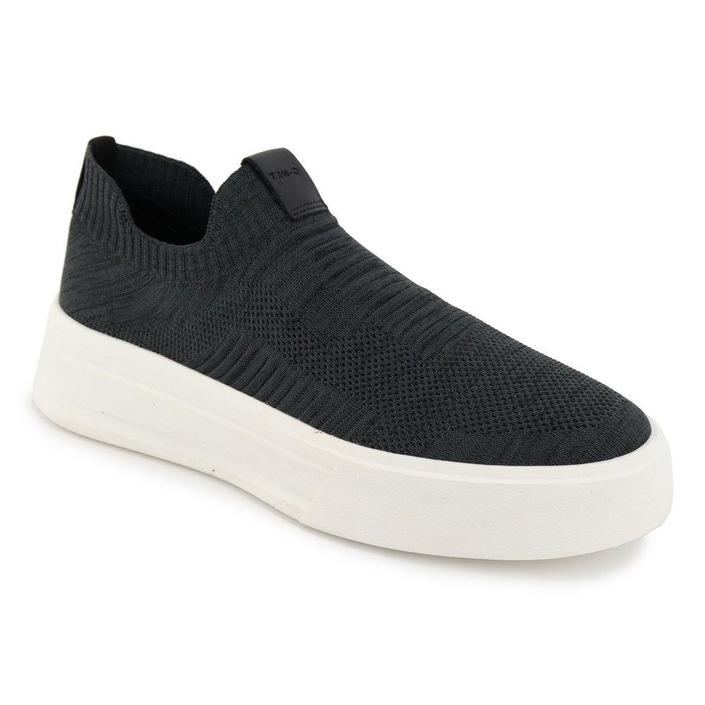 Tênis Masculino Mescla Cinza Knit Sem Cadarço Casu... - G-NET