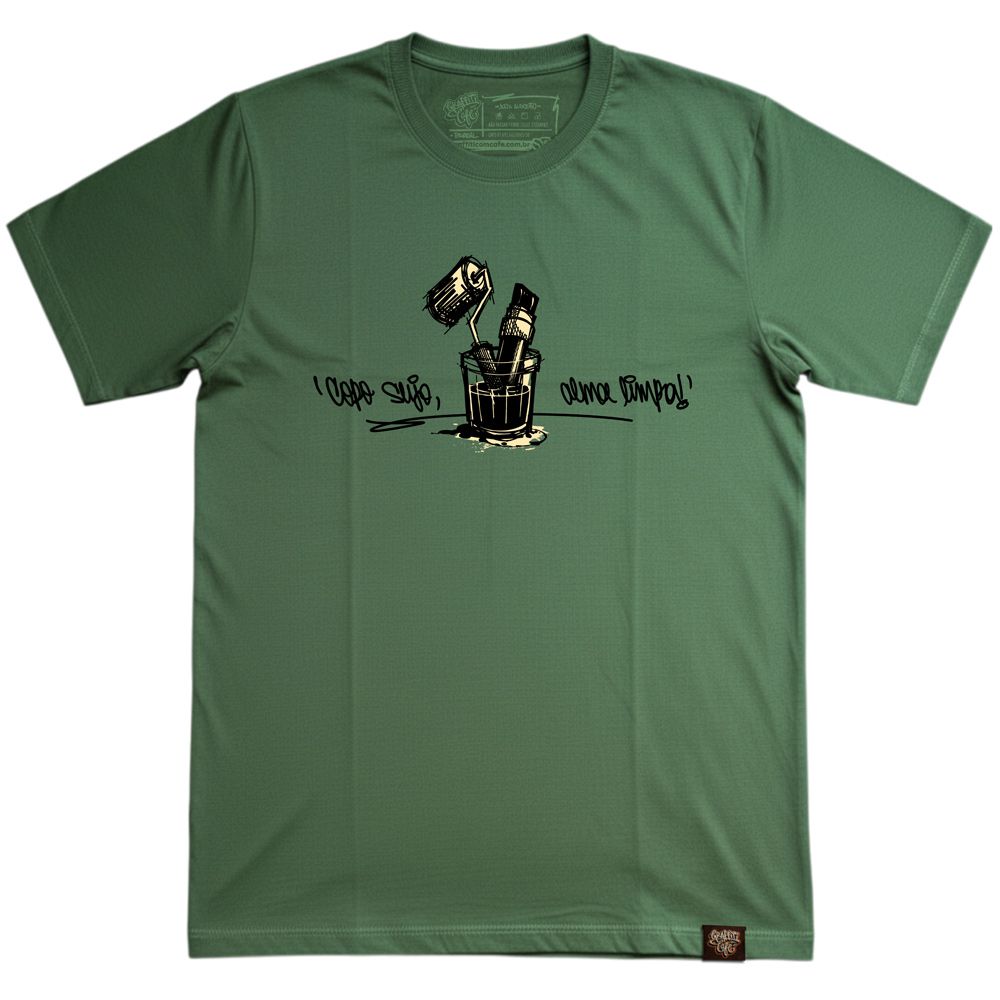 Camiseta COPO SUJO - Oliva