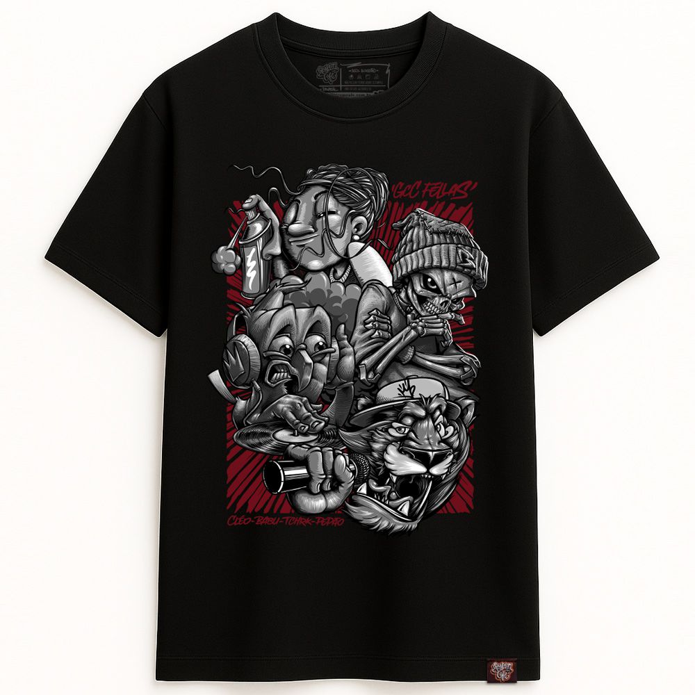 Camiseta FELLAS - Preta