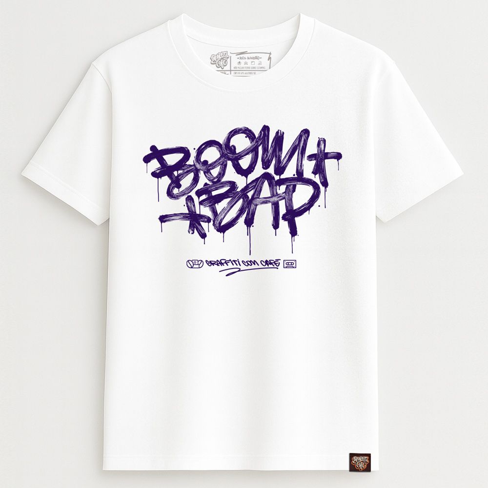 Camiseta BOOM BAP - Branca