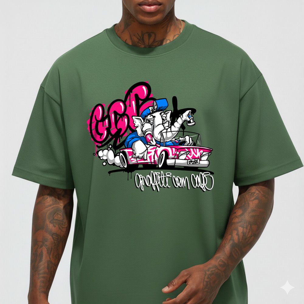 Camiseta FUGAZ - Oliva