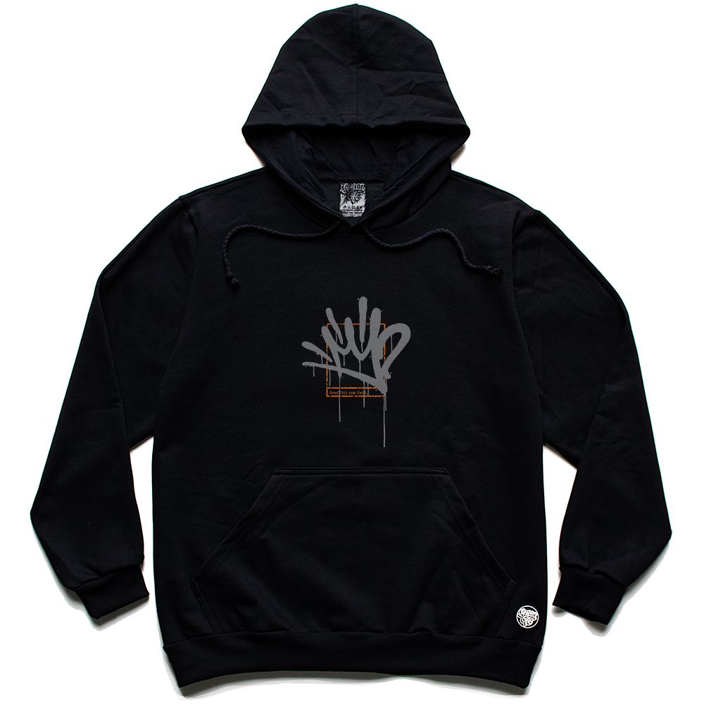 Moletom Canguru PICTOTAG - Preto