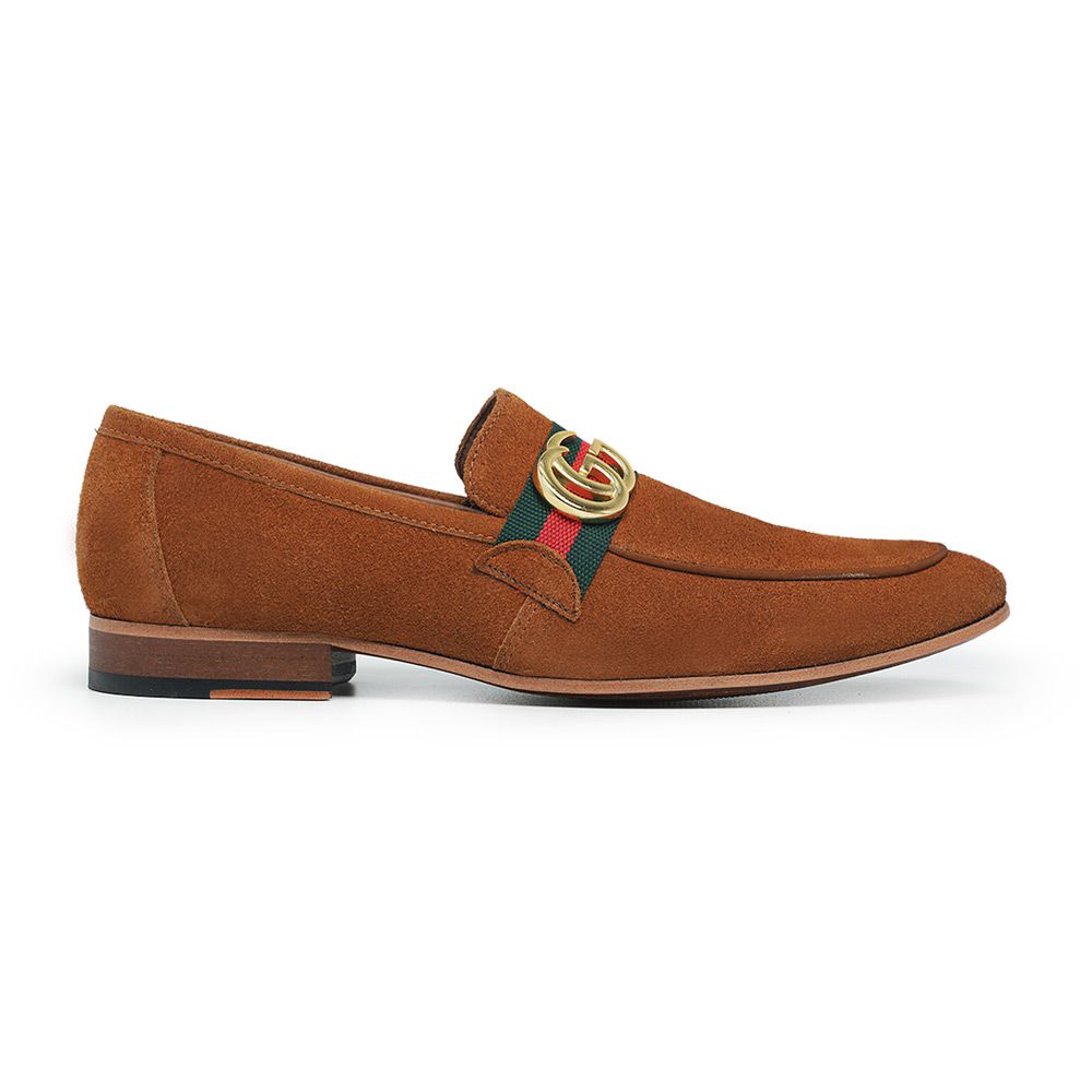 Loafer GG Fiv Camurça Ferrugem - Holmes Shoes