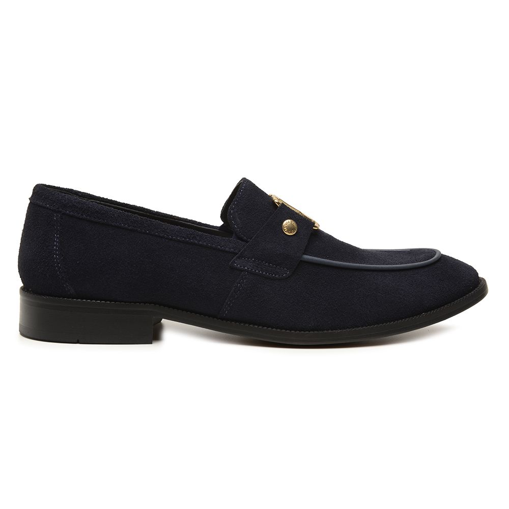 Loafer LV Camurça Marinho - Holmes Shoes