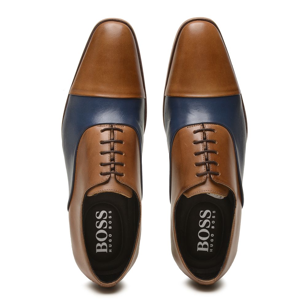 Sapato Social HB Whisky/Marinho