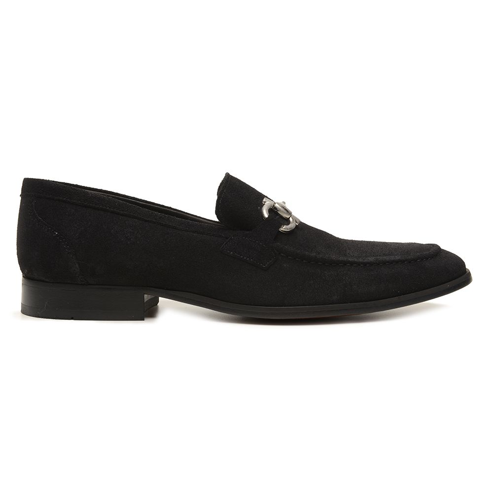 Loafer SF Vittorio Camurça Preto - Holmes Shoes