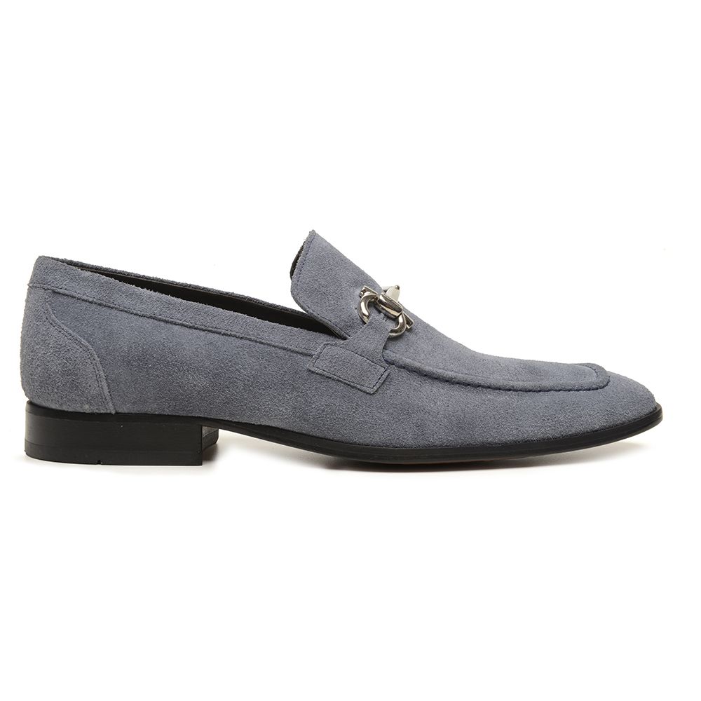 Loafer SF Vittorio Camurça Denim - Holmes Shoes