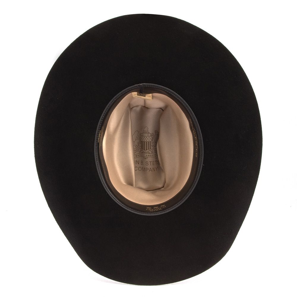 50s Vintage stetson Zephyr 1/4 58cm 黒 50s Vintage stetson Zephyr