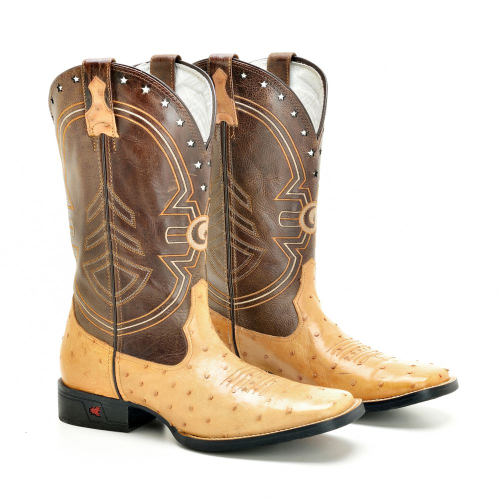 Bota Masculina Goyazes avestruz