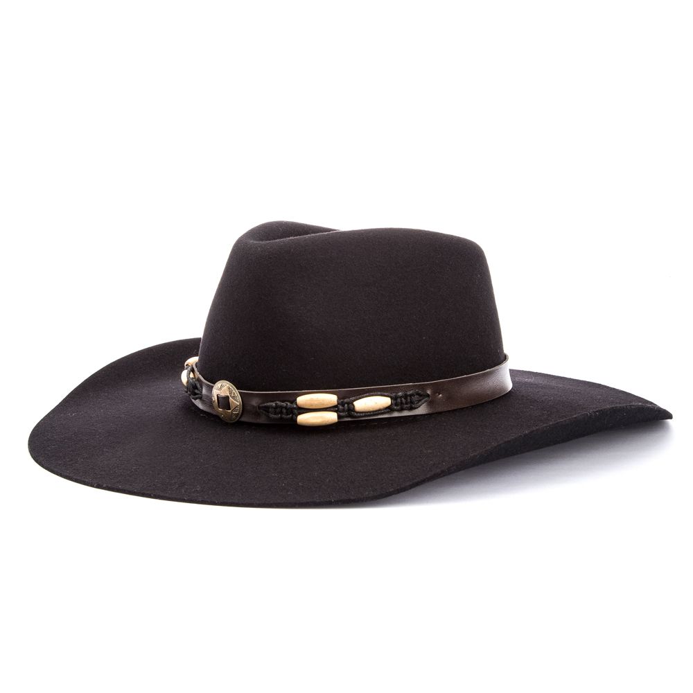 CHAPÉU PRALANA 5X ABA 10 LAND COR PRETO