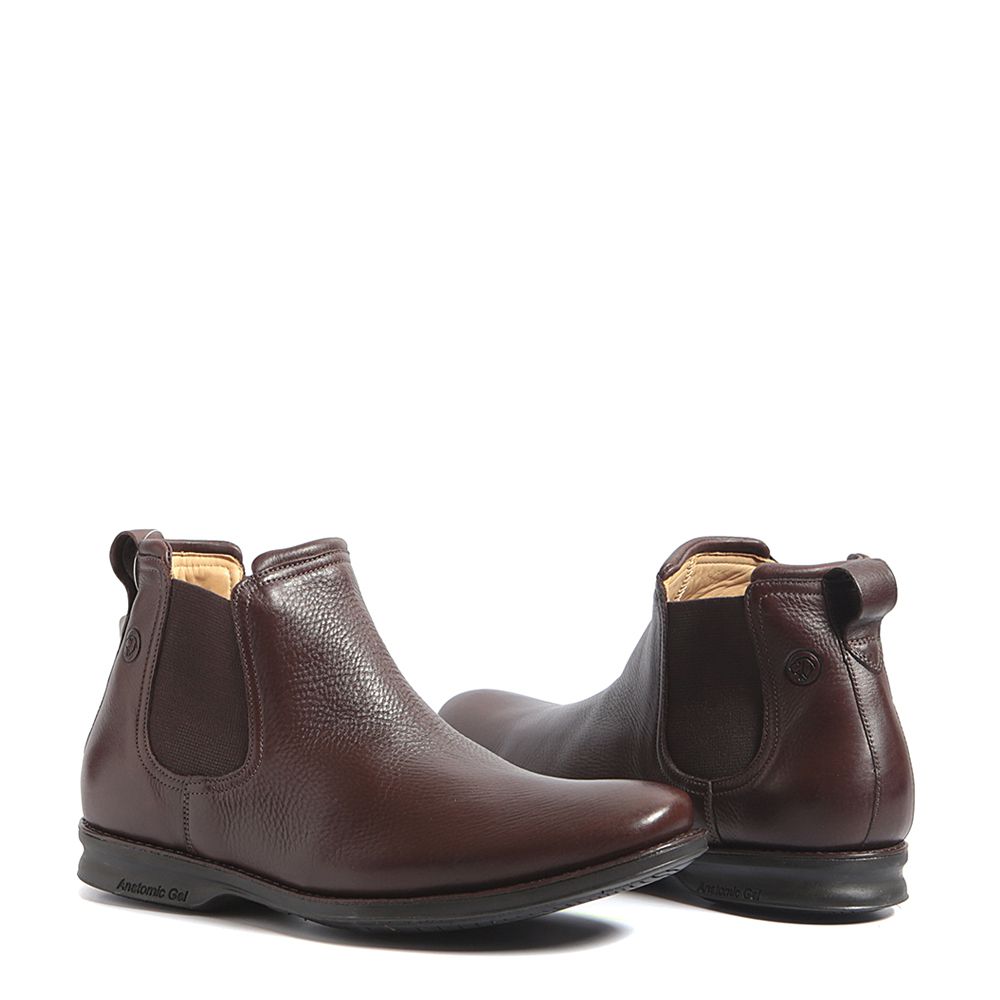 BOTINA MASCULINA ANATOMIC CAFÉ GEL REF:6511