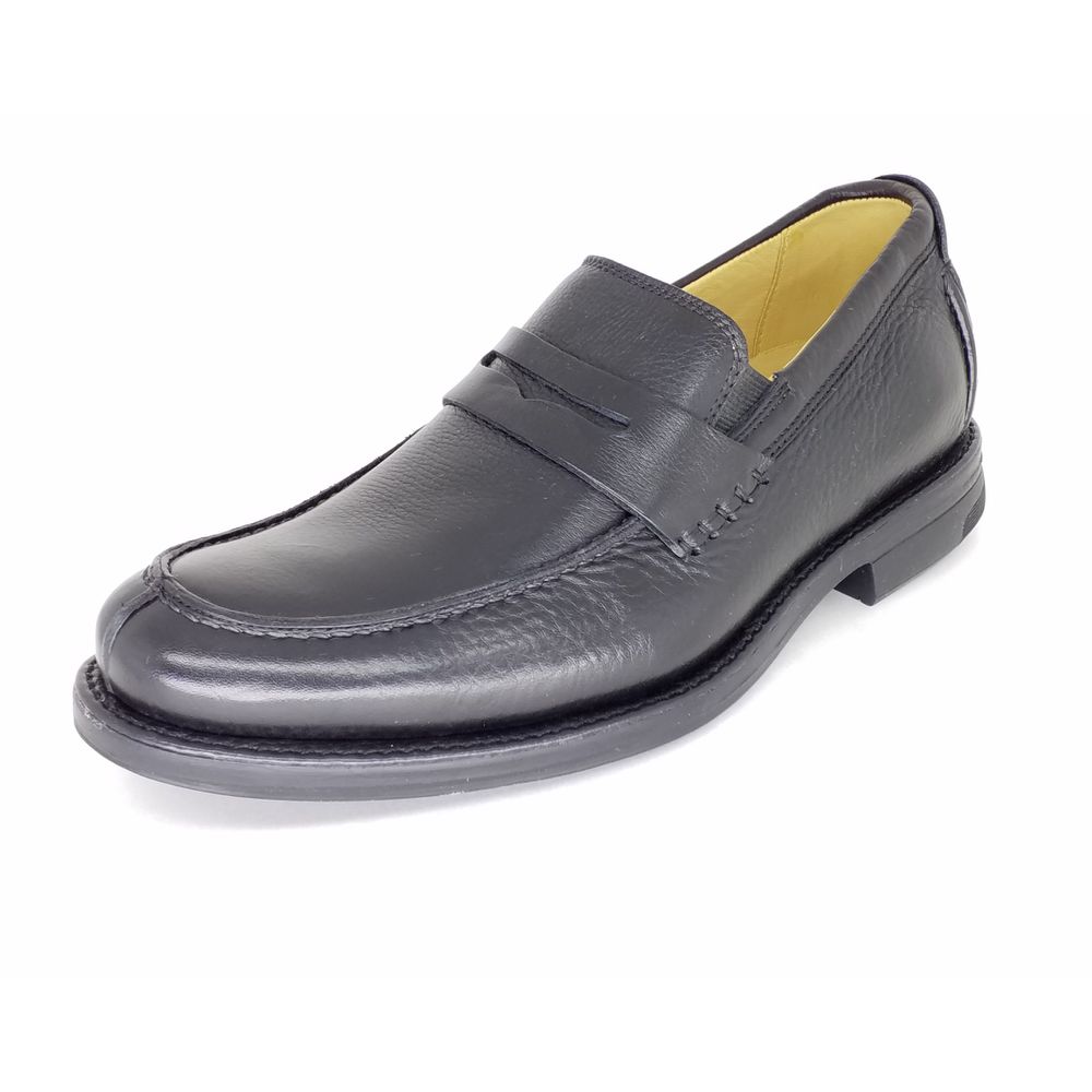 Sapato Mocassim Em Couro Floater Preto