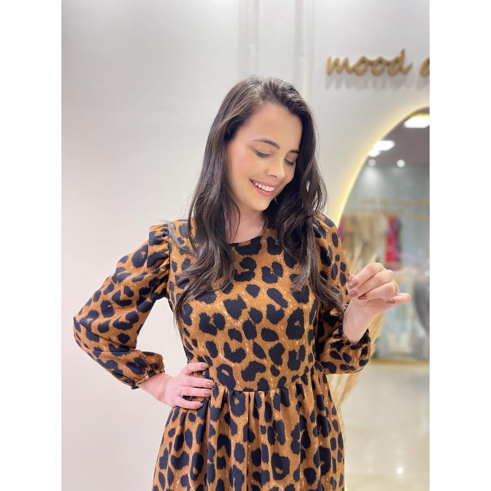 Vestido Mariah Animal Print - Ihuly kaufmann