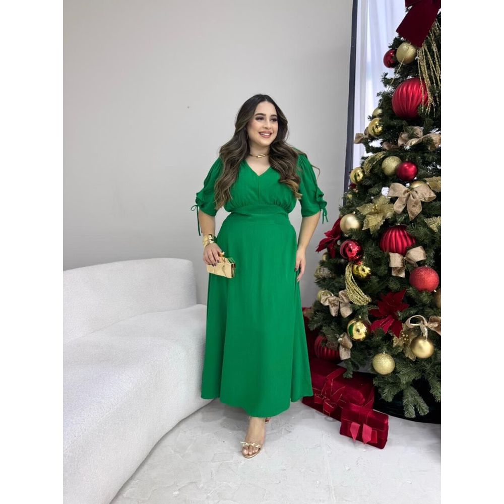 Vestido Anastacia Verde - Ihuly kaufmann