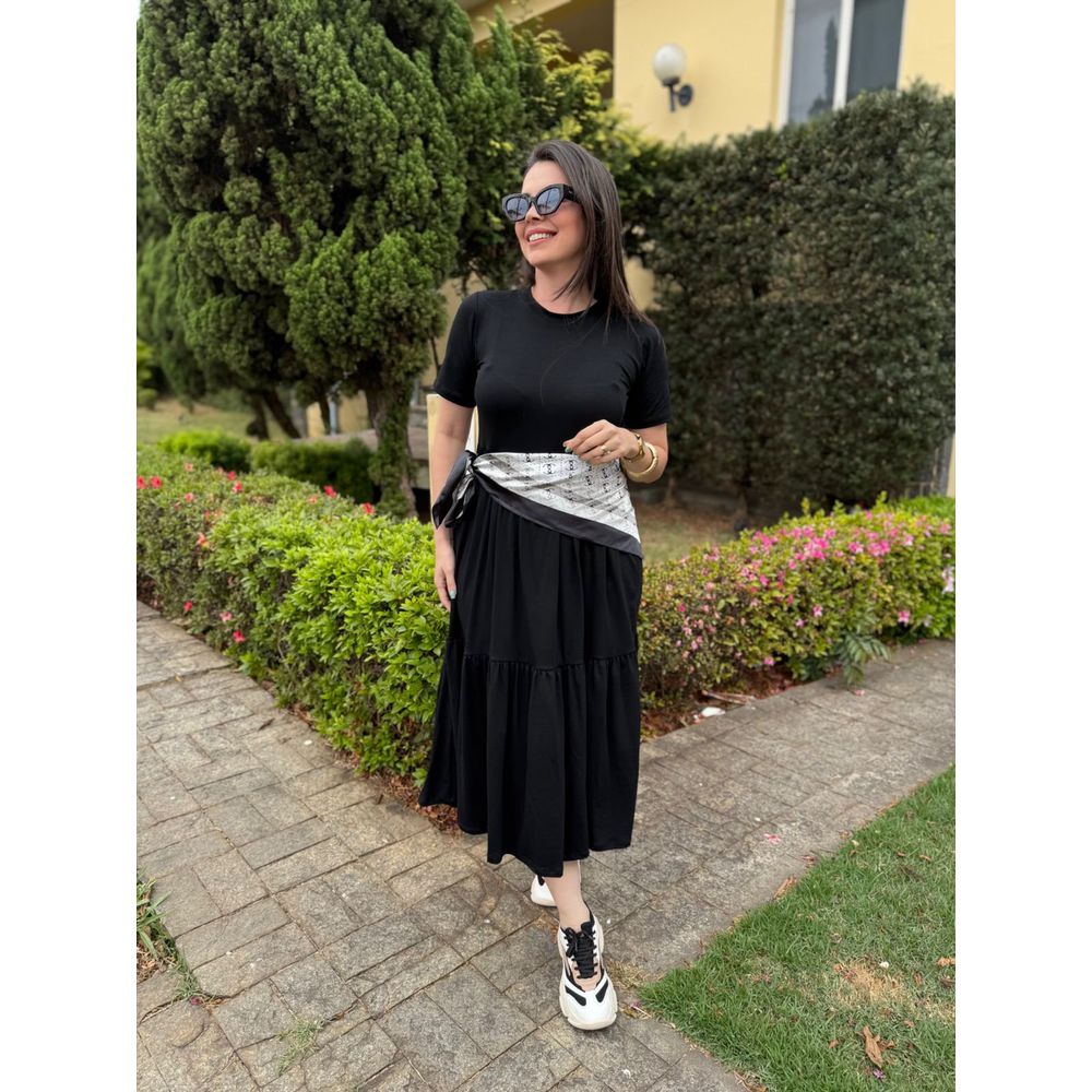 Vestido Cecilia Preto - Ihuly kaufmann