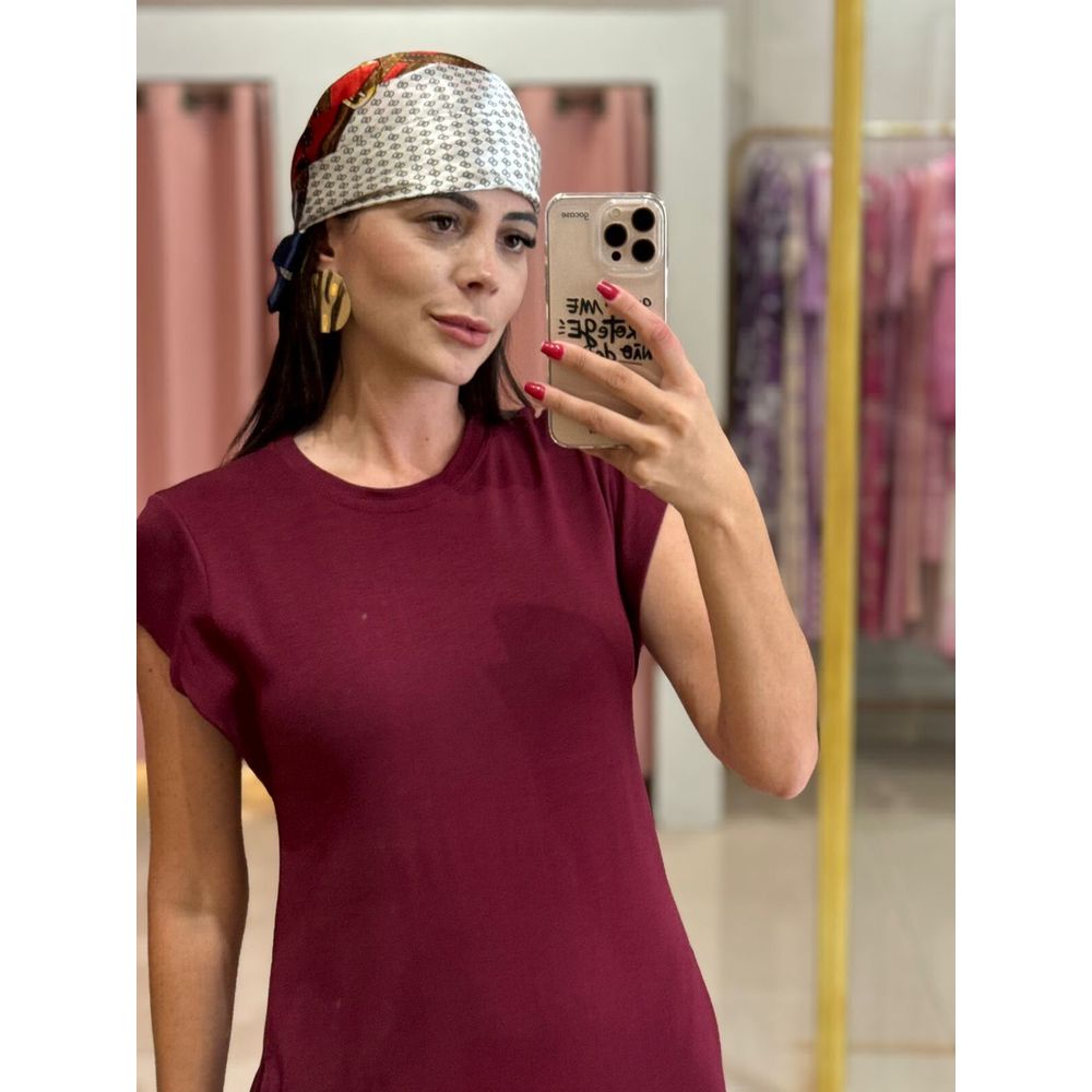 Vestido Camili Vinho - Ihuly kaufmann