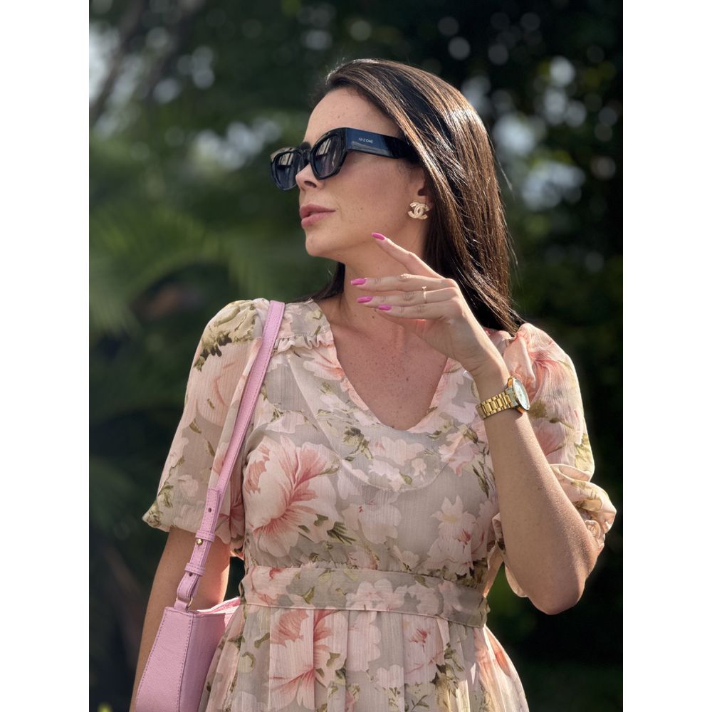 Vestido Amora Rose Floral - Ihuly kaufmann