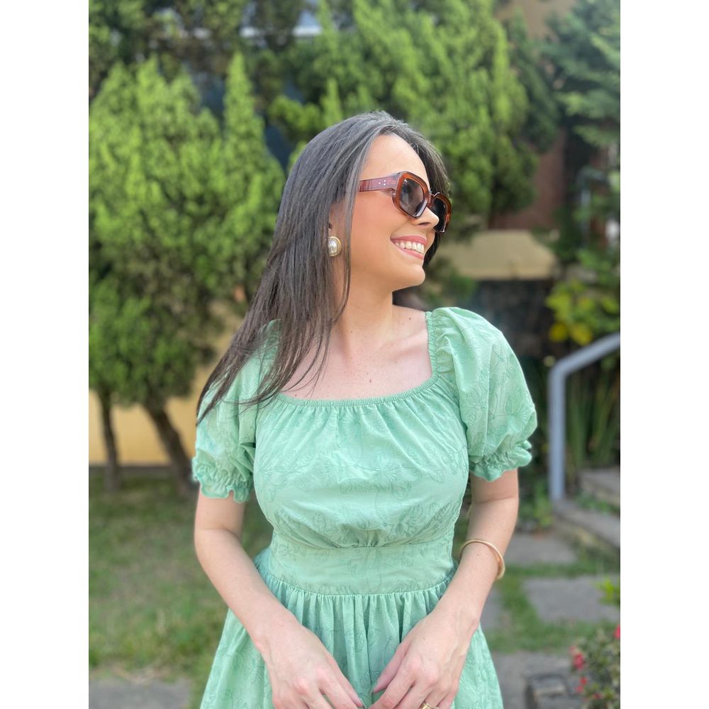 Vestido Mabel Verde - Ihuly kaufmann