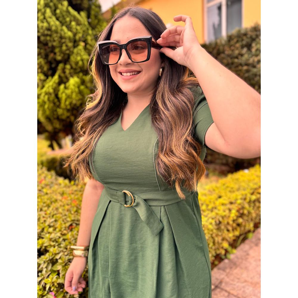 Vestido Serena Verde - Ihuly kaufmann