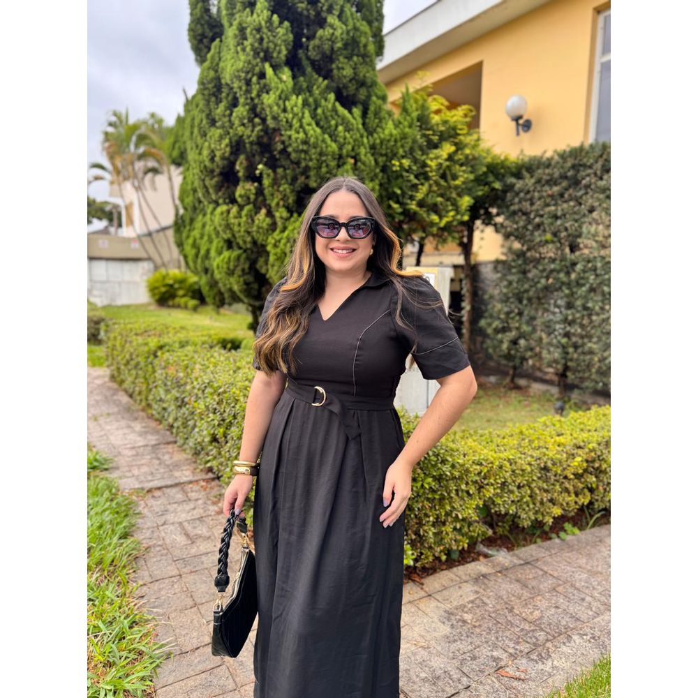 Vestido Serena Preto - Ihuly kaufmann