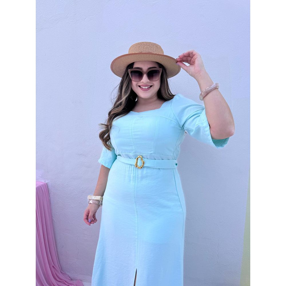 Vestido Daniela Verde Menta - Ihuly kaufmann
