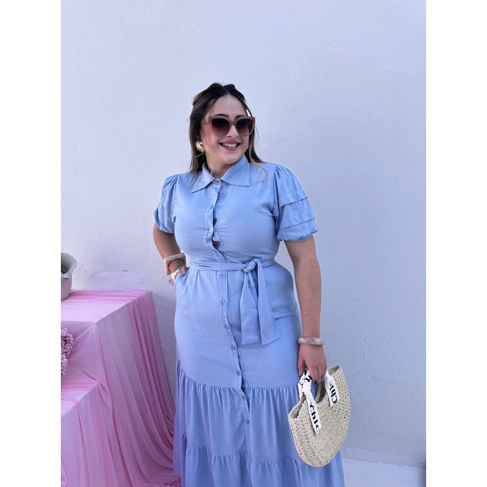 Chemise Melinda Azul - Ihuly kaufmann