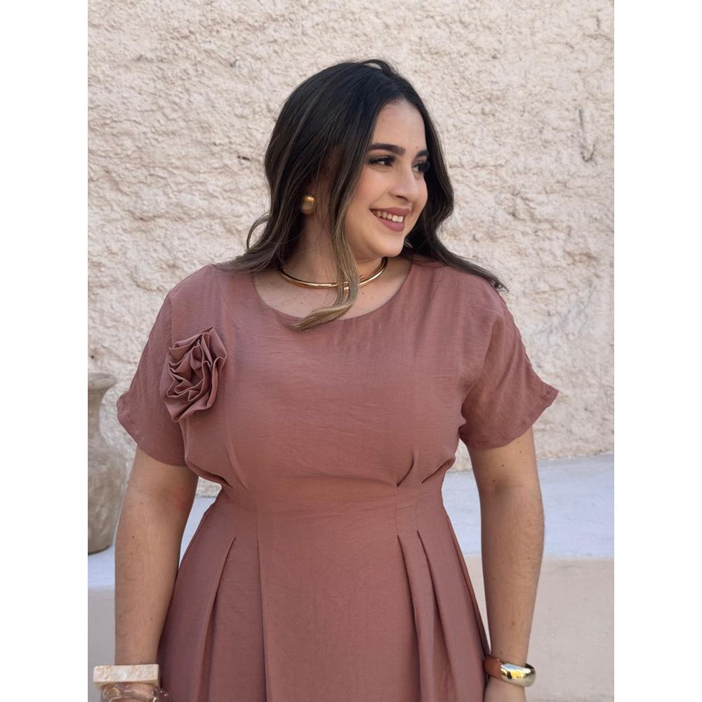 Vestido Luna Marrom - Ihuly kaufmann