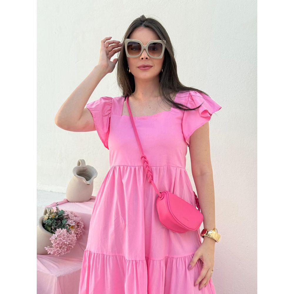 Vestido Carol Rosa - Ihuly kaufmann