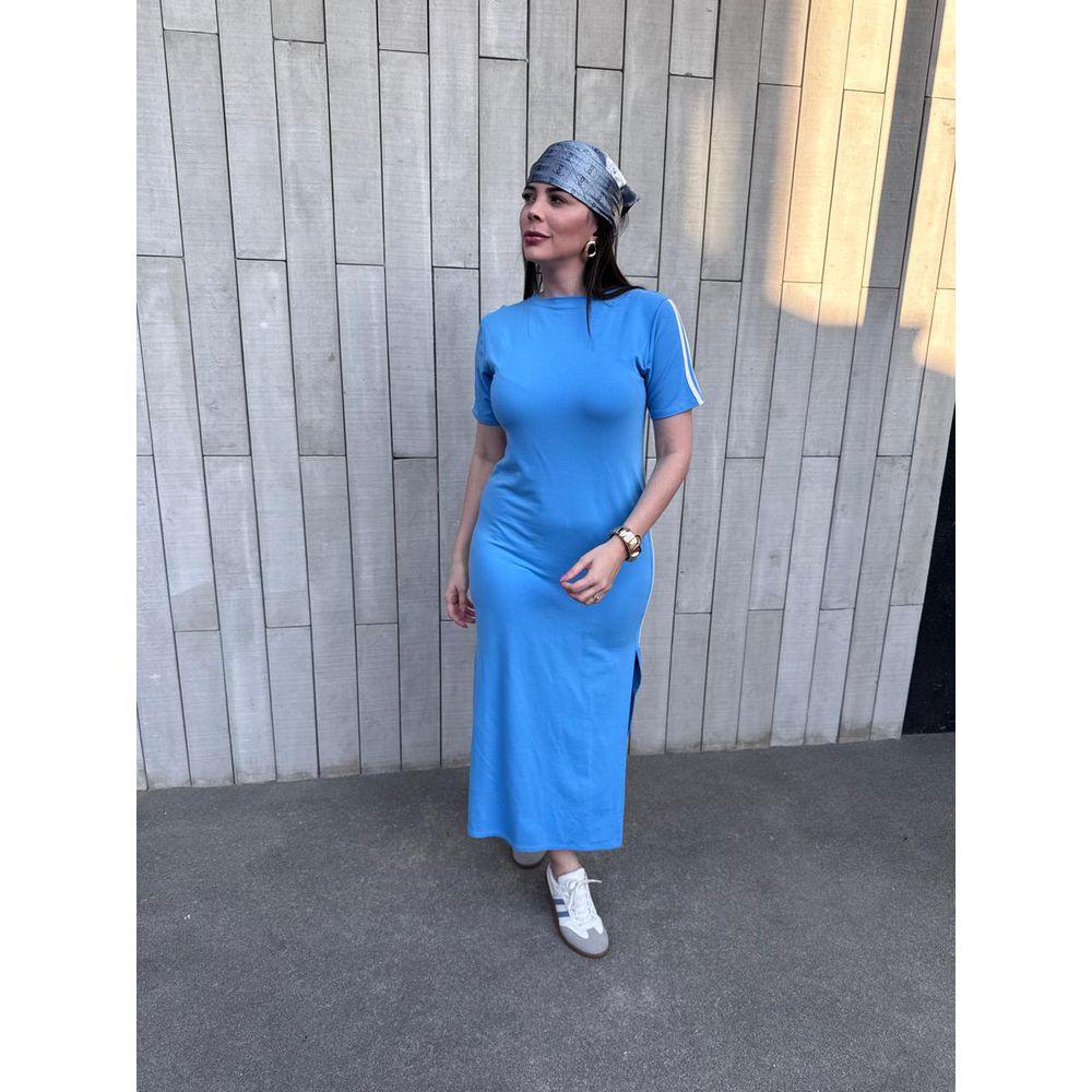 Vestido Pamela Azul - Ihuly kaufmann