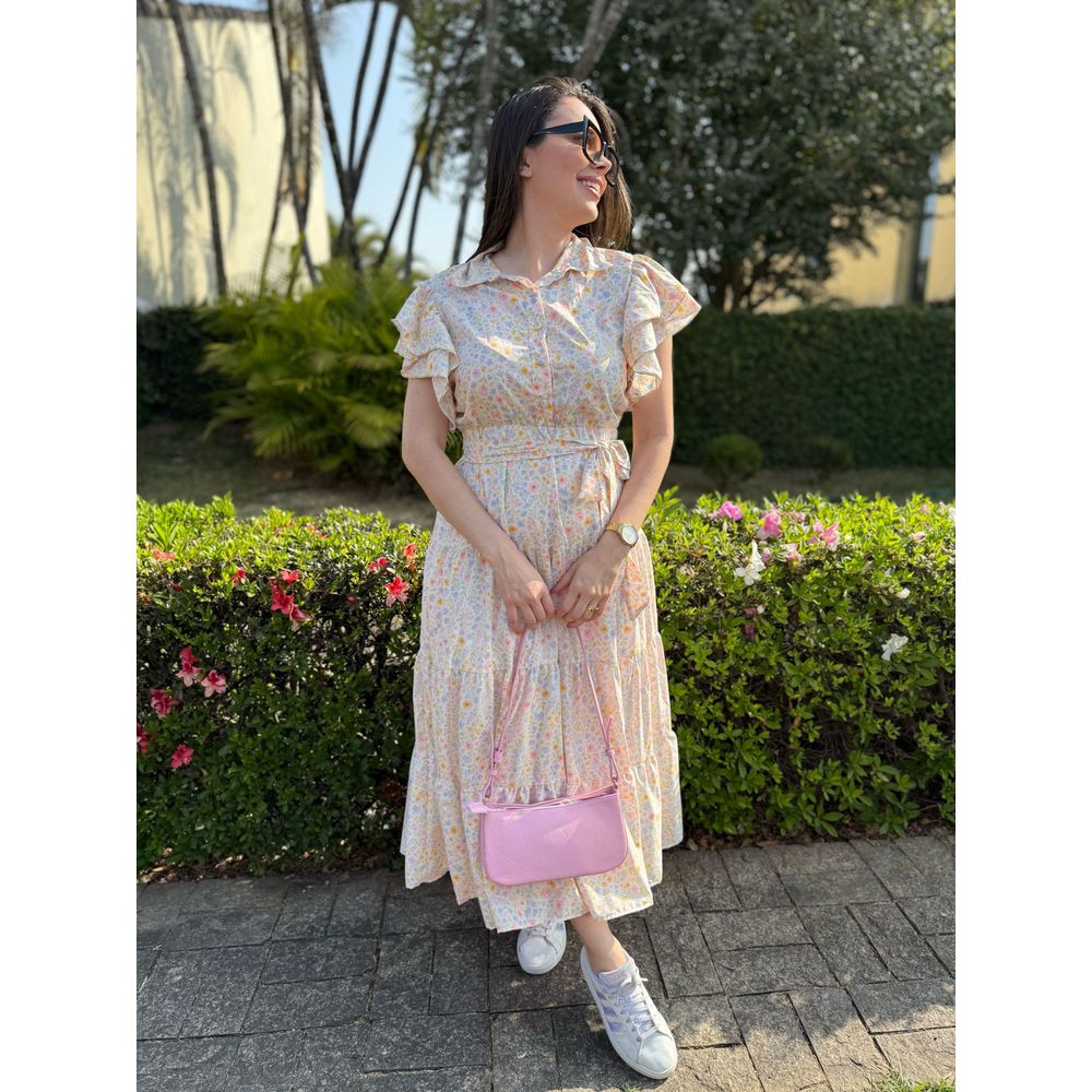 Vestido Catarina Off White Liberty - Ihuly kaufmann