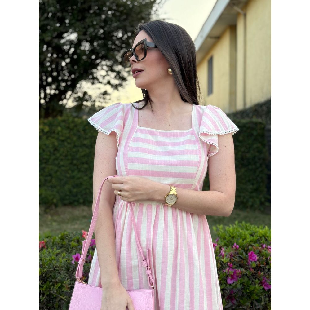 Vestido Ester Rosa - Ihuly kaufmann