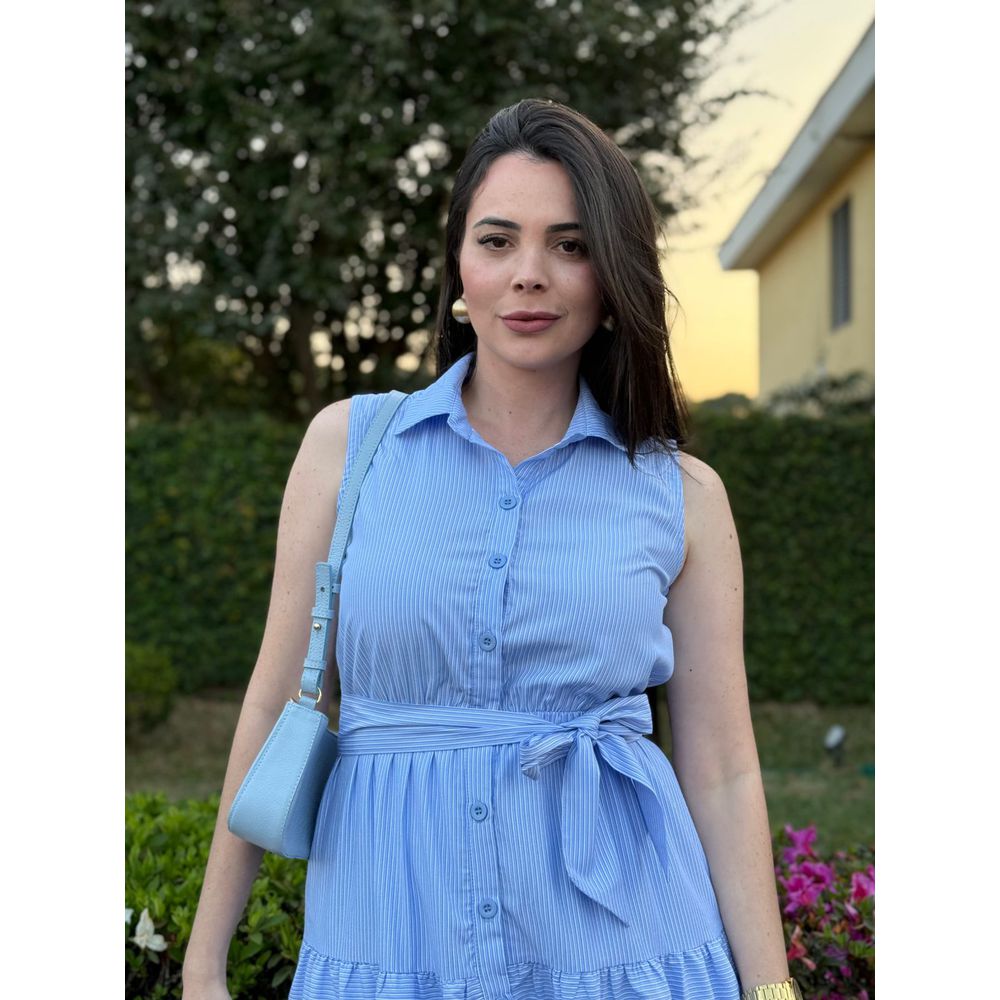 Chemise Larissa Azul - Ihuly kaufmann