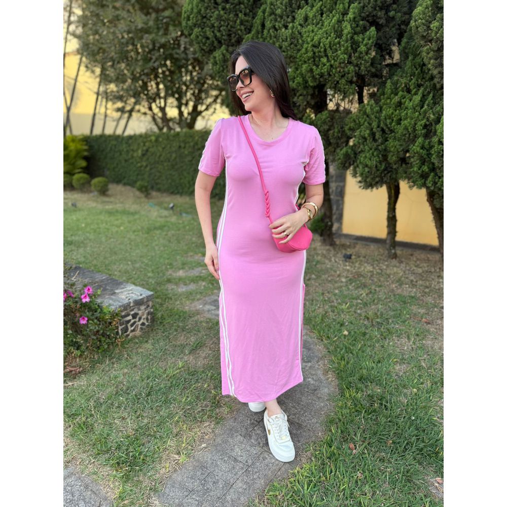 Vestido Pamela Rosa - Ihuly kaufmann