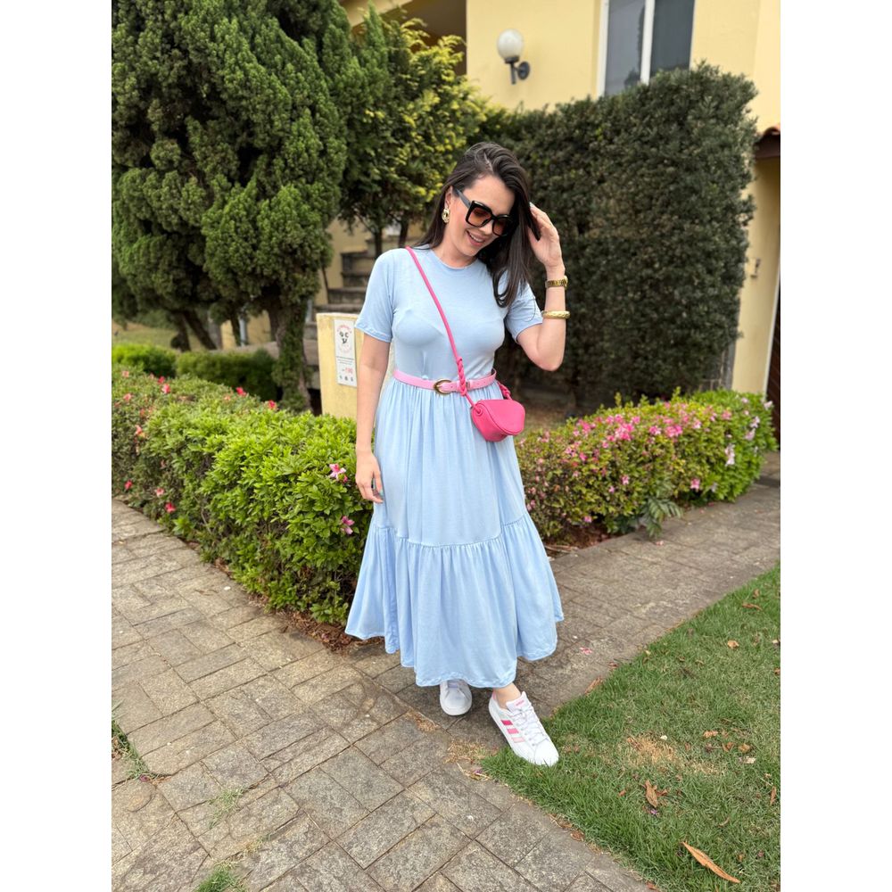 Vestido Cecilia Azul Bebê - Ihuly kaufmann