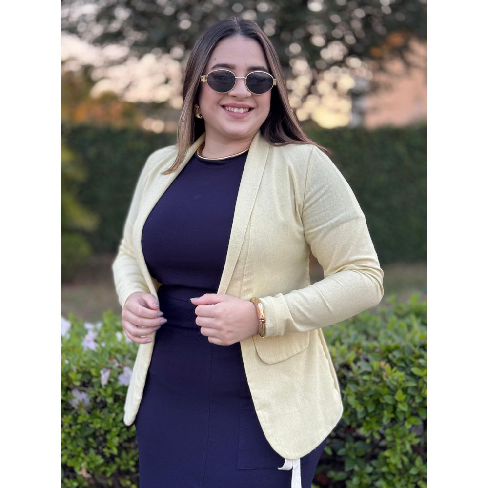 Blazer Juliana Amarelo - Ihuly kaufmann