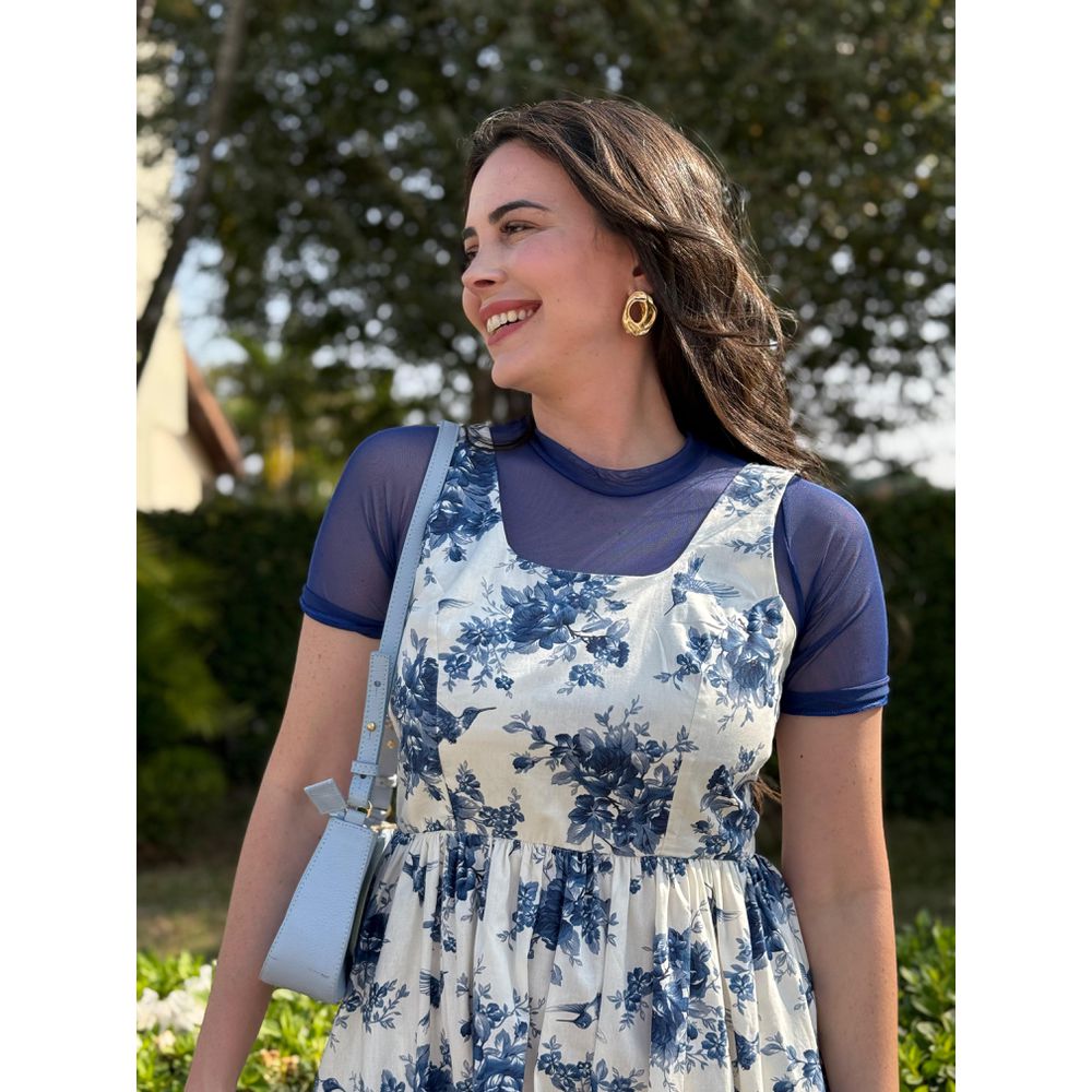Conjunto Amelia Azul Floral - Ihuly kaufmann