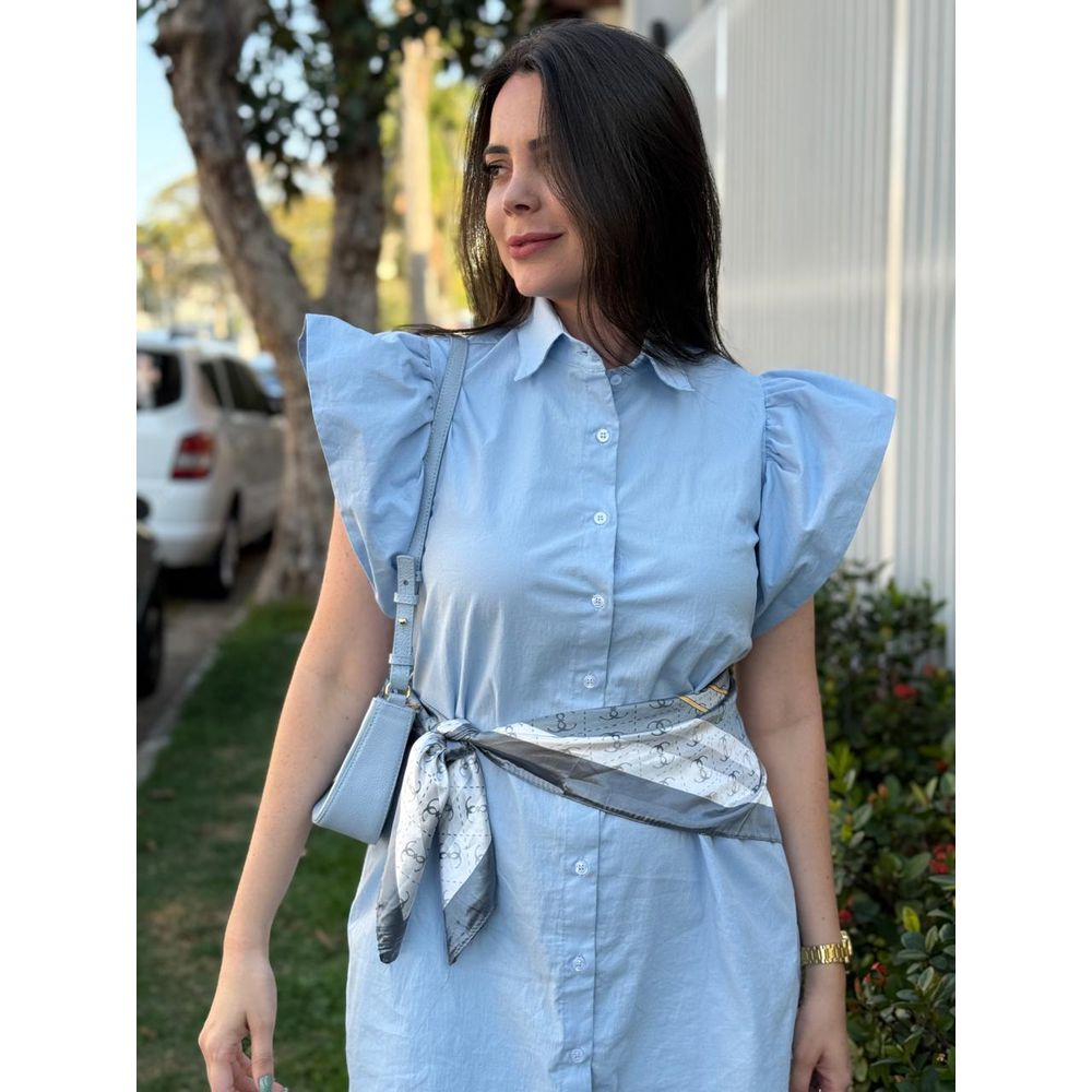 Chemise Lua Azul Bebê - Ihuly kaufmann